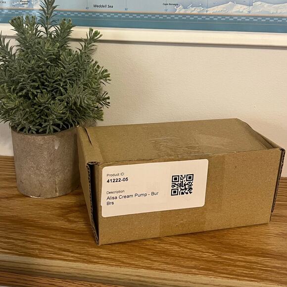 NEW Labrazel Alisa Cream Alabaster Soap Dispenser Burnished Brass Italy - Picture 10 of 12